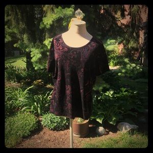 Black glittery shirt